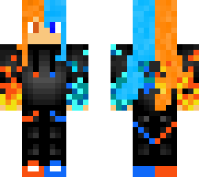 xenon5454's edited skin. fire v.s water girl version