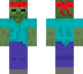 zombie with bandana