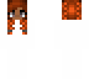 base orange braids hair