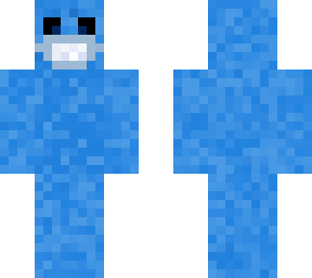 blue creeper with face mask