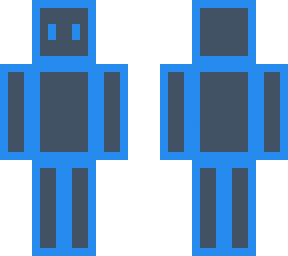 blue outline dude