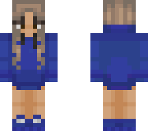 blue purpled egirl