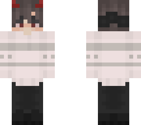 boy edited in with horns