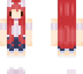 chibi red haired girl  lavender edit
