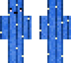 cute cactus in blue