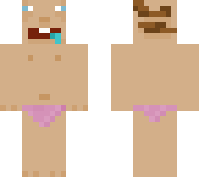 derpy guy in pink speedo