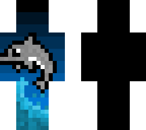 dolphin pixel art