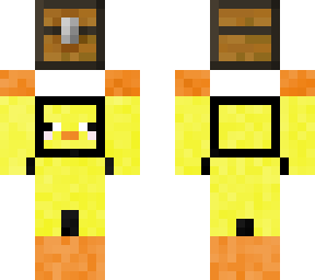 ducky holding chest
