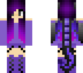 ender dragon girl (check next for a ender dragon)
