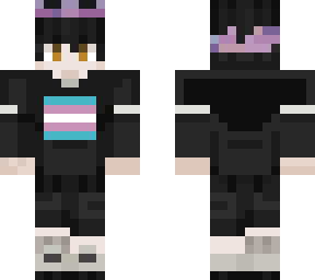 flower crown boy, trans flag remake