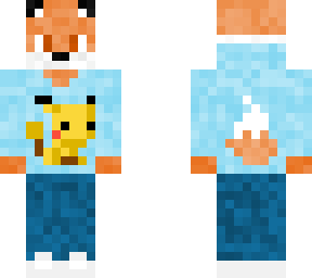 furry fox pikachu hoodie