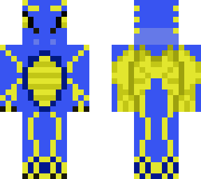 gold and blue dragon