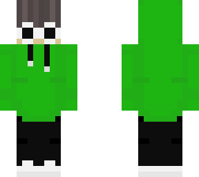 green hoodie