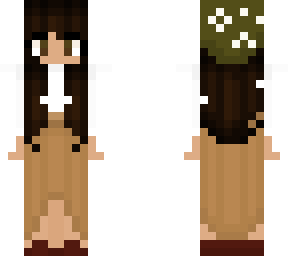 medieval sofia caramel skirt