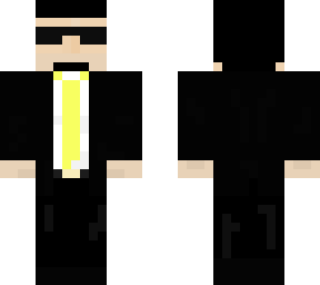 mrblonde fixed hairline and eyes and yellow tie
