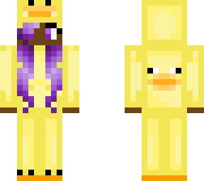 my sister wanted to be a duck..