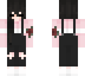 pink and black