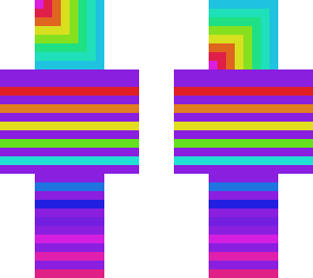 rainbow person