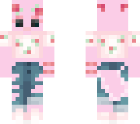 strawberry cake axolotl