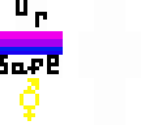 you are safe bi pride flag