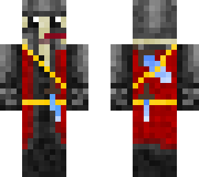 a person in stolen armor
