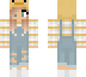 blonde duck girl edit cakeloon