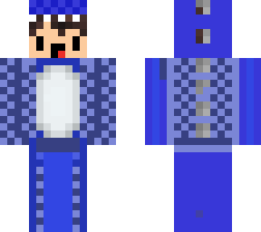 blue dino man
