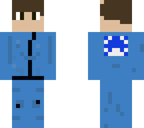 blue jumpsuit guy
