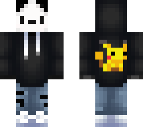 cute panda with a pikachu ( shoutout to fireywizard)