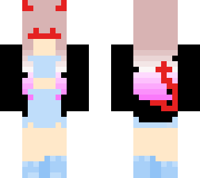 demon girl w/ werewolf ears