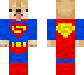 doge in superman costume