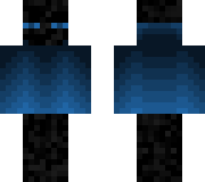 enderman in blue hoodie