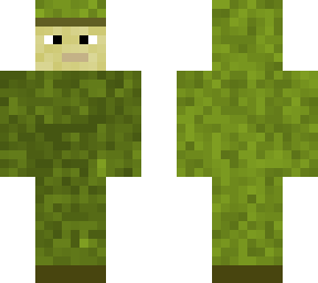 man in ghillie suit