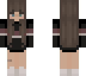 oversizedblackhoodie(brunette)