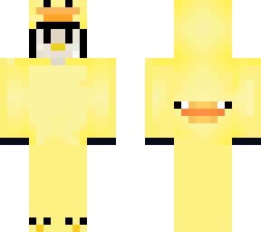 penguin in duck costume