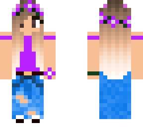 pretty purple top girl remake (for a certain galaxy_fox_856)