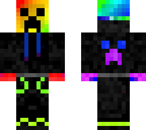 rainbow creeper in hoodie