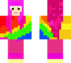 rainbow girl