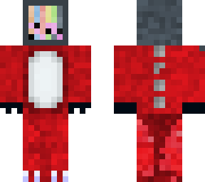 red dino man tv head