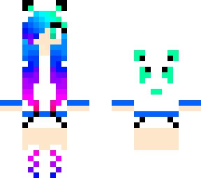 skin de chica panda