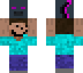 steve holding enderdragon