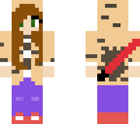 tina with light saber