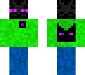 updated green enderman hoodie