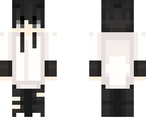 black and white