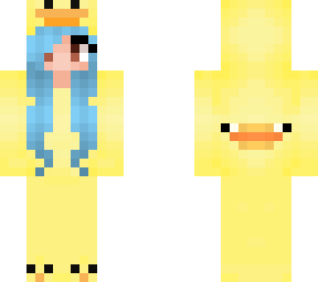 blue hair ducky