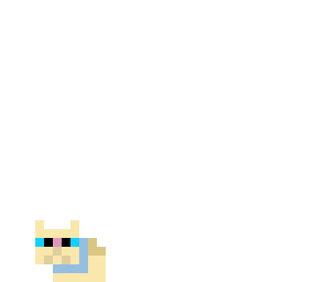 creepy minecraft cat