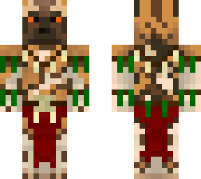 decorated wild dog