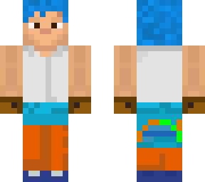 dinoboy in minecraft story mode prison suit fingerles gloves