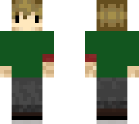 grain with green shirt