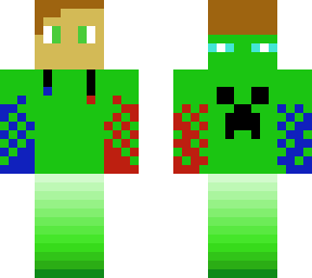 green hoodie kid